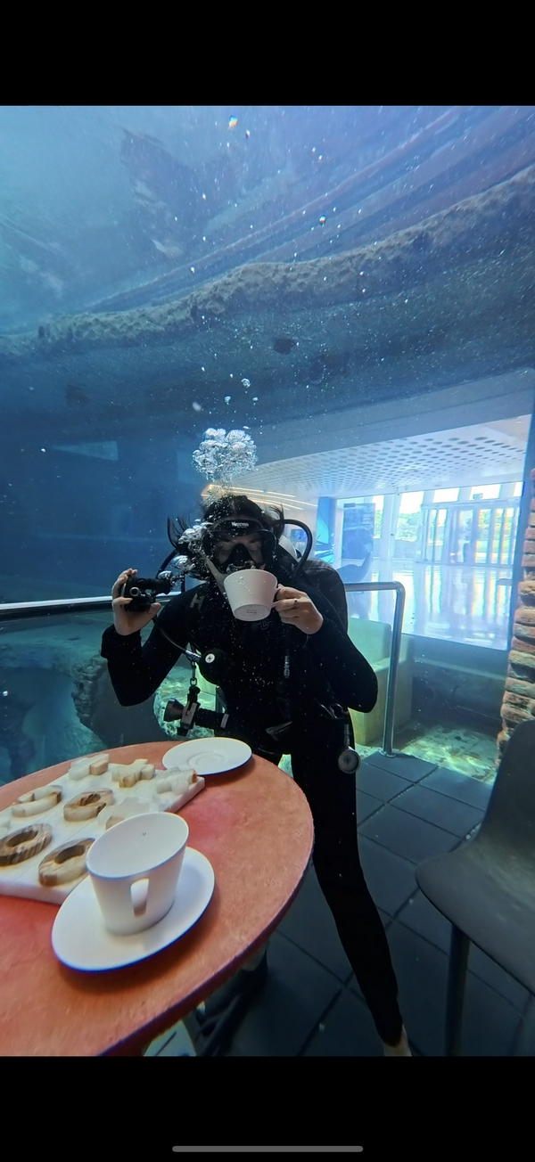 Deep diving experience in Dubai's world's deepest swimming pool