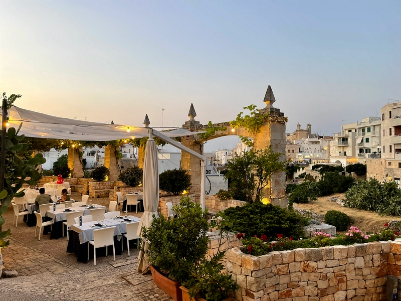 Fish dinner on the terrace 4