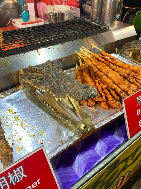 Eating insects at the Night Market 4