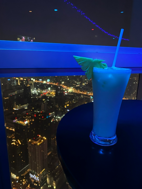 Skybar at Torre Baiyoke II offering panoramic city views.