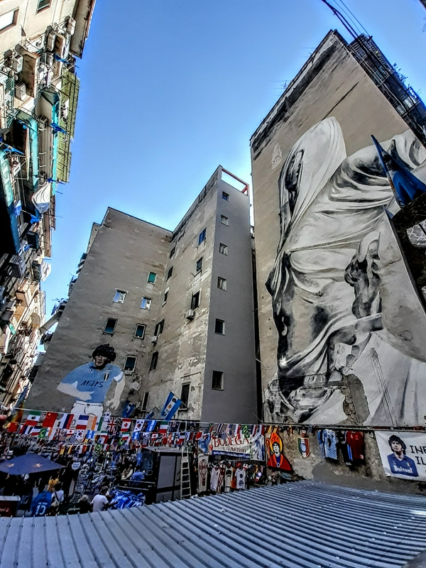 Maradona Murals - Spanish Quarters hero