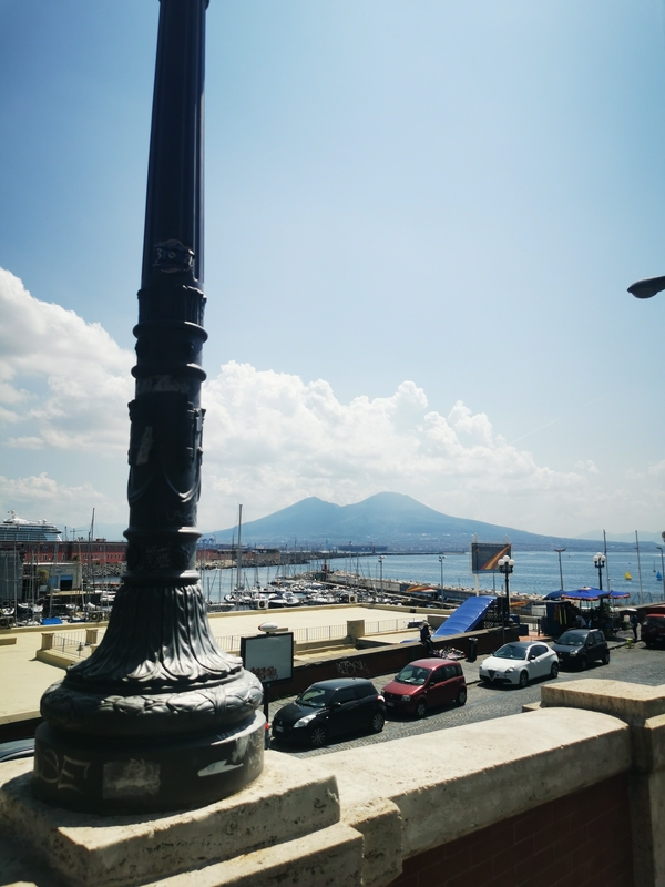 Via Partenope and the view of His Majesty Vesuvius 2