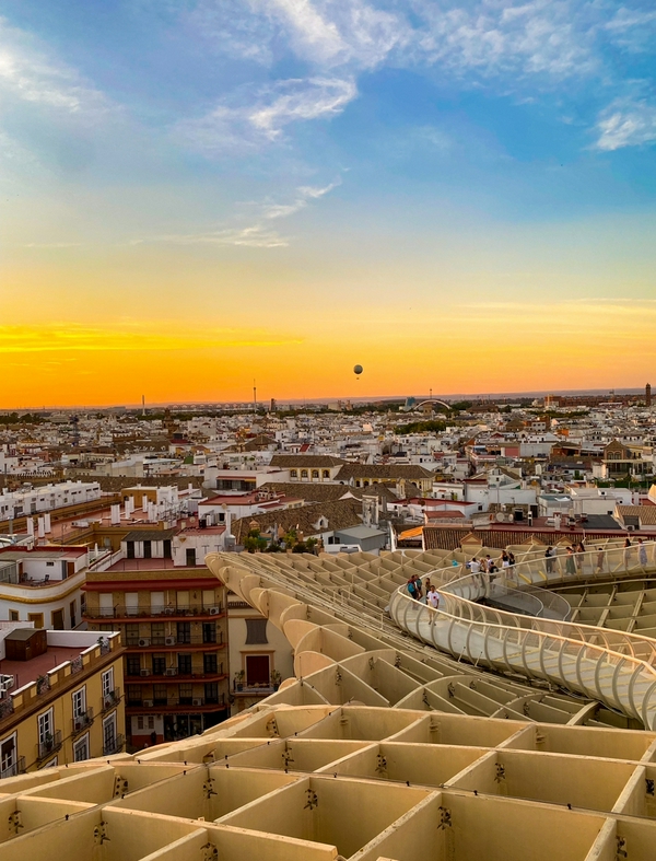 Couples enjoying a scenic road trip through Andalusia.
