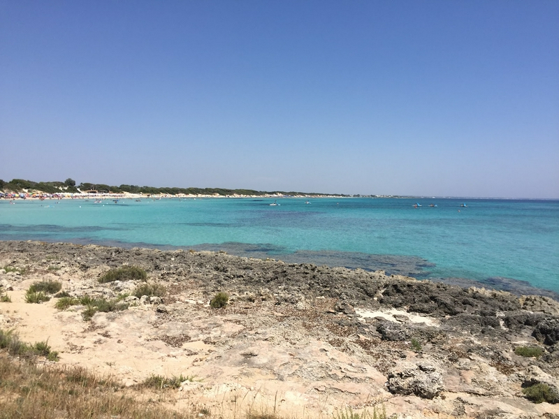 Punta Prosciutto Beach with clear waters and soft sands, perfect for a relaxing getaway.