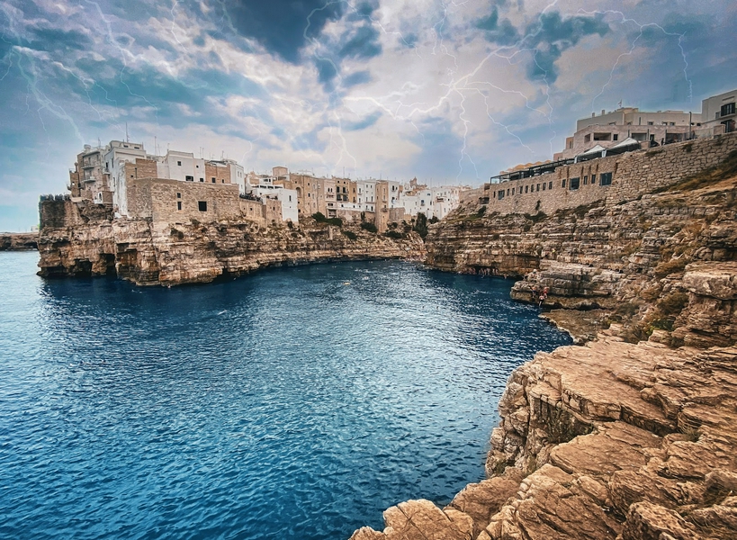 Vibrant urban setting on Via San Vito, offering diverse experiences.