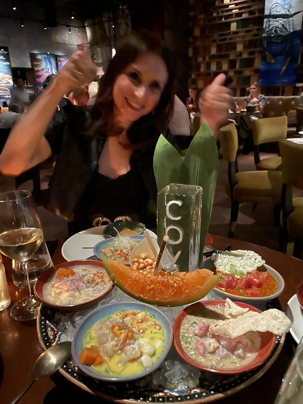 Upscale dining experience at Coya in Dubai's Four Seasons Resort.