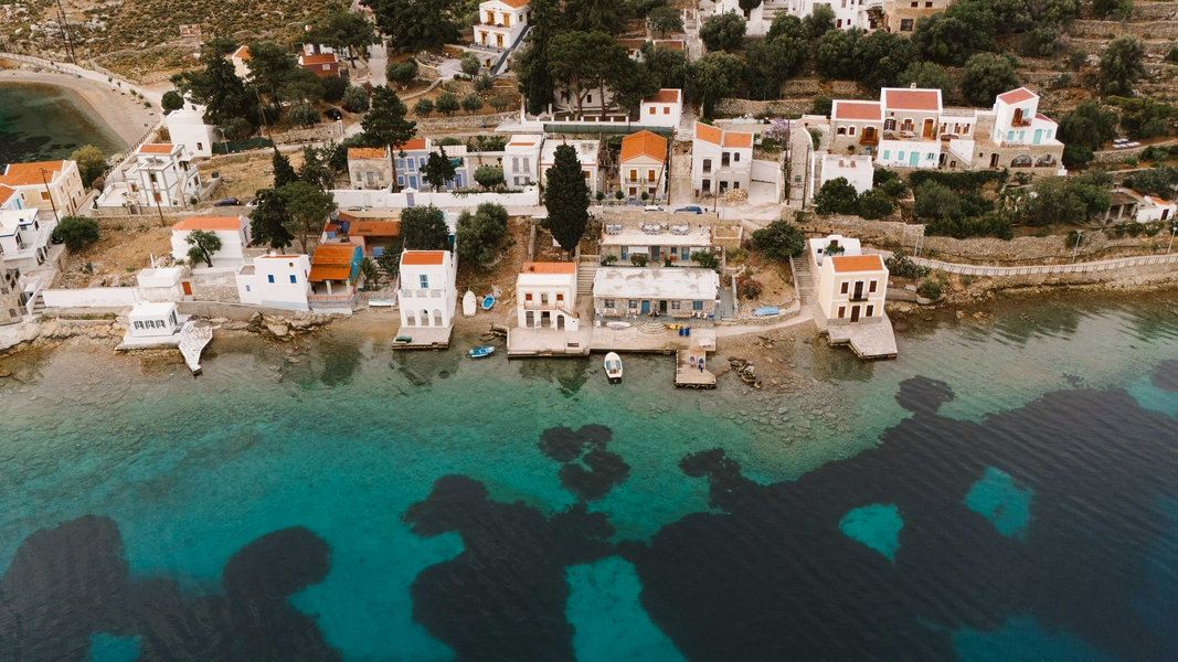 Picturesque views of Symi, a hidden gem in the Greek isles.