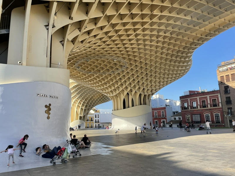 Sunset at Metropol Parasol hero