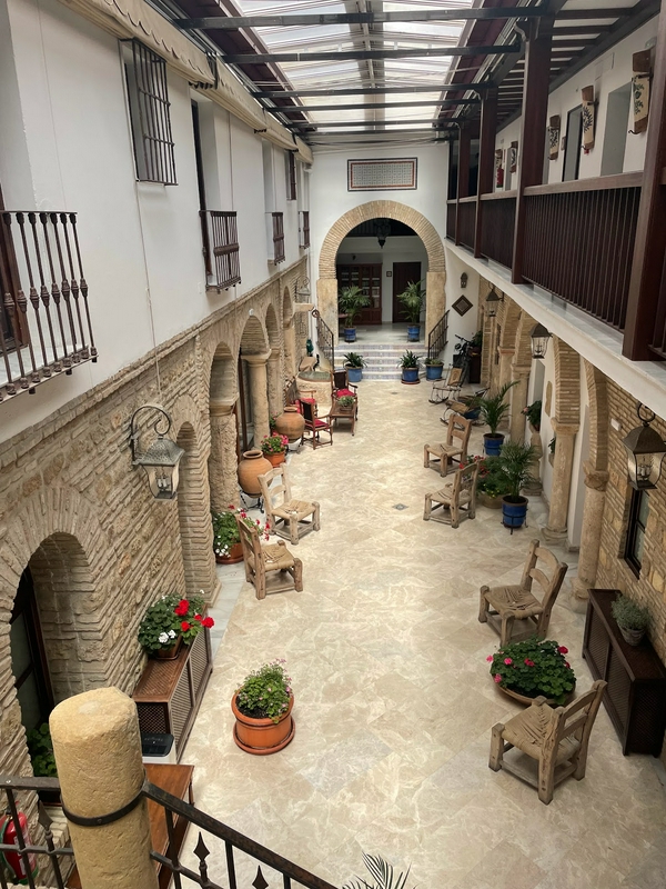 Hotel Posada de Vallina, a historic hotel in Cordoba, Spain.