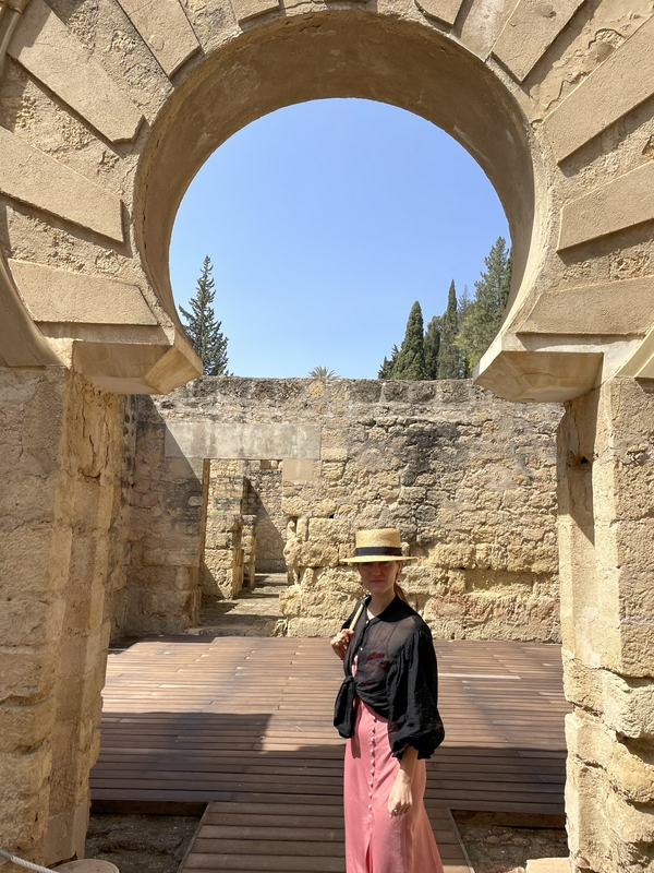 Archaeological site of Madinat al-Zahra showcasing Islamic architecture near Cordova, Spain.