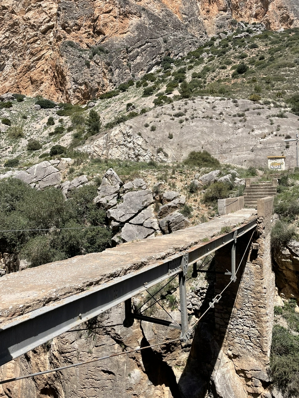Hiking along Caminito del Rey 1